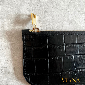 Cipzáros bőr neszeszer, kártyatartó - táska & tok - neszesszer - Meska.hu