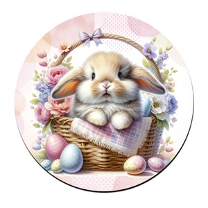 A legcukibb húsvéti nyuszi mintás bögre alátét, , , MESKA