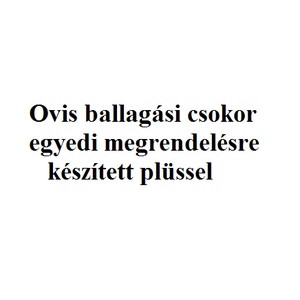Ovis ballagási örökcsokor egyedi tervezésű plüssel - Meska.hu