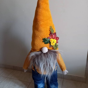 95 cm őszi borász manó, Játék & Sport, Plüssállat & Játékfigura, Manó, Baba-és bábkészítés, MESKA