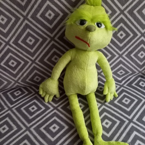 60 cm Grincs jellegű plüss fleece-ből - karácsony - karácsonyi lakásdekoráció - karácsonyi manók, figurák - Meska.hu