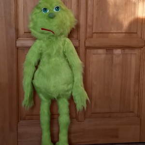 90 cm álló Grincs jellegű manó - karácsony - karácsonyi lakásdekoráció - karácsonyi manók, figurák - Meska.hu