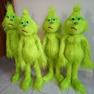 110 cm álló Grincs jellegű manó - karácsony - karácsonyi lakásdekoráció - karácsonyi manók, figurák - Meska.hu