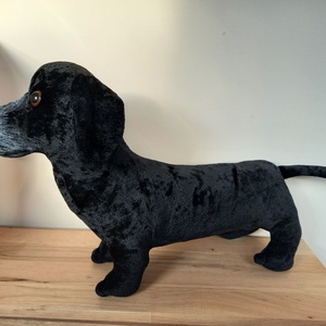 Egyedi plüss tacsi tacskó kutya, Játék & Sport, Plüssállat & Játékfigura, Kutya, Varrás, Baba-és bábkészítés, MESKA