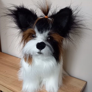 Egyedi plüss - lány Biewer Yorkie Yorkshire terrier - Meska.hu