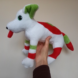 Egyedi plüss kutya rajz alapján - Meska.hu