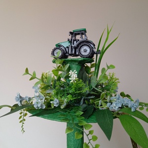 Levehető traktoros bölcsis, ovis ballagási örökcsokor, Otthon & Életmód, Virágdekoráció, Virágok, Virágcsokor, Virágkötés, MESKA