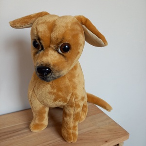Egyedi plüss kutya fotó alapján , Játék & Sport, Plüssállat & Játékfigura, Kutya, Varrás, 26 cm magas, welsoftból, biztonsági szemmel, orral, antiallergén tömőanyaggal készült plüss kutya f..., MESKA