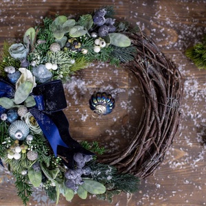 Adventi kopogtató , koszorú - karácsony - adventi díszek - adventi koszorú - Meska.hu