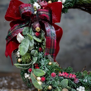 Adventi kopogtató , koszorú - karácsony - adventi díszek - adventi koszorú - Meska.hu