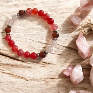 Szív és Erő ásványkarkötő - Meska.hu