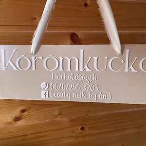 Plexi ajtótábla - egyedi rendelés - Meska.hu