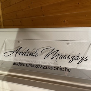 Cégtábla/Plexi tábla - otthon & életmód - dekoráció - ajtó- és ablak dekoráció - ajtótábla - Meska.hu