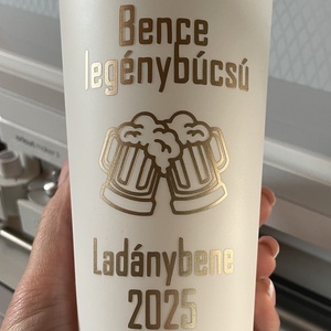 Egyedi, Többször haszn. pohár 300/ 500 ml - Meska.hu