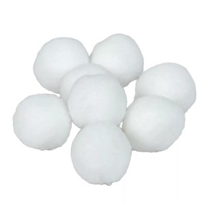 2 cm-es kashmir golyó 10 db-os kiszerelés - fehér, Kellékek & szerszámok, Dekorációs kellékek, Egyéb kellékek, , MESKA