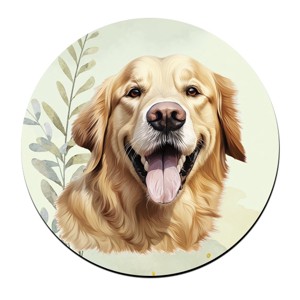 Golden Retriever portré mintás bögre alátét - Meska.hu