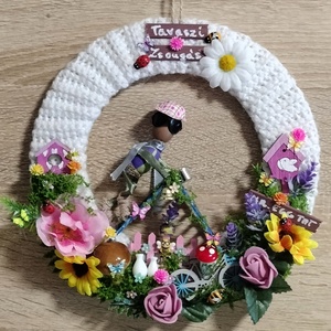 Tavaszi zsongás 2., Otthon & Életmód, Dekoráció, Ajtó- és ablak dekoráció, Ajtótámasz, , MESKA