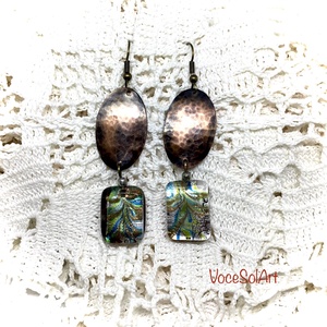 Csendszigetek Fülbevaló - ékszer - fülbevaló - lógó fülbevaló - Meska.hu