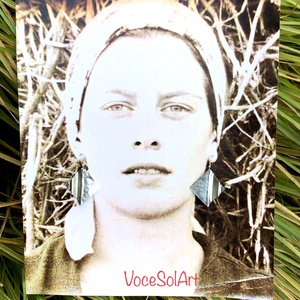 Origami 1.  Fülbevaló, Ékszer, Fülbevaló, Lógó fülbevaló, Ötvös, Ékszerkészítés, MESKA