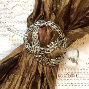 Ezüstfonat  Kontydísz- Hajcsat - Meska.hu