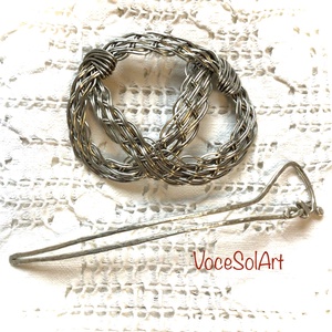 Ezüstfonat  Kontydísz- Hajcsat - ruha & divat - hajdísz & hajcsat - hajcsat & hajtű - Meska.hu