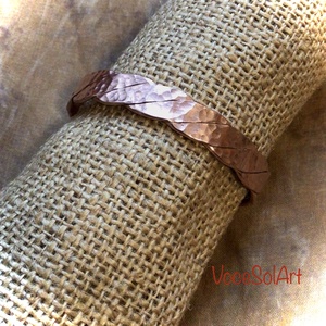 Kézenfogva vörösréz  karkötő - ékszer - karkötő - karperec - Meska.hu