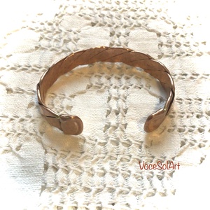 Kézenfogva vörösréz  karkötő - ékszer - karkötő - karperec - Meska.hu