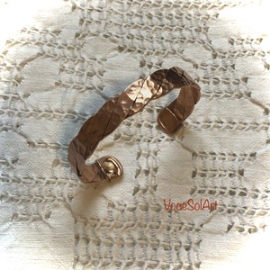 Kézenfogva vörösréz  karkötő - ékszer - karkötő - karperec - Meska.hu