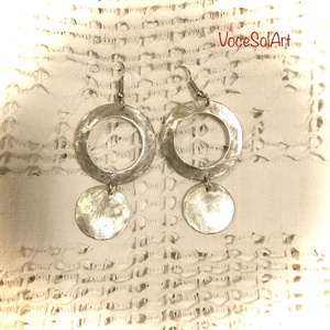 Holdkör Fülbevaló - ékszer - fülbevaló - lógós kerek fülbevaló - Meska.hu