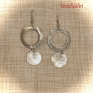 Holdkör Fülbevaló - ékszer - fülbevaló - lógós kerek fülbevaló - Meska.hu