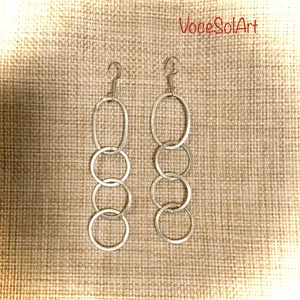 Eszterlánc Fülbevaló - ékszer - fülbevaló - lógós kerek fülbevaló - Meska.hu