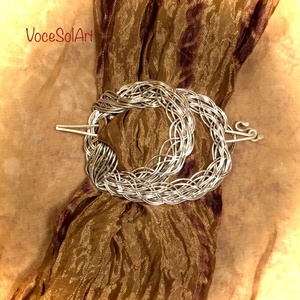 Ezüstfonat  Kontydísz- Hajcsat, Ruha & Divat, Hajdísz & Hajcsat, Hajcsat & Hajtű, Ötvös, MESKA