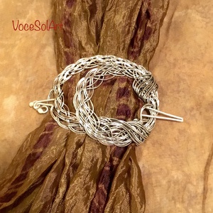 Ezüstfonat  Kontydísz- Hajcsat - ruha & divat - hajdísz & hajcsat - hajcsat & hajtű - Meska.hu