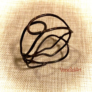 Hullámok Karkötő - ékszer - karkötő - széles karkötő - Meska.hu