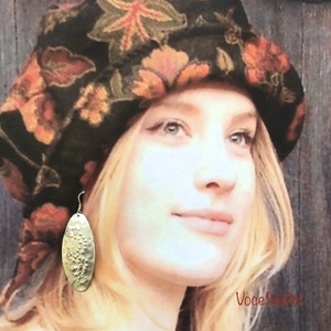 Viráglánc  Fülbevaló, Ékszer, Fülbevaló, Lógó fülbevaló, Ötvös, Ékszerkészítés, MESKA