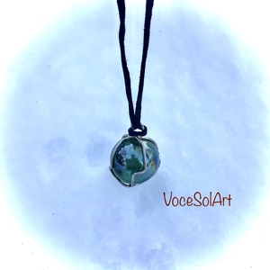 �A távolságot,mint üveg golyót 3. Nyaklánc, Ékszer, Nyaklánc, Bogyós nyaklánc, Ötvös, Ékszerkészítés, MESKA