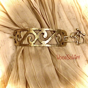 Fénylő hullámok  Hajcsat - ruha & divat - hajdísz & hajcsat - hajcsat & hajtű - Meska.hu