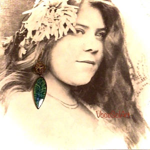  Vízvarázslat tűzzománc Fülbevaló - ékszer - fülbevaló - lógó csepp fülbevaló - Meska.hu