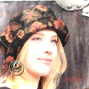 Nyitottság- Kör Fülbevaló - ékszer - fülbevaló - lógós kerek fülbevaló - Meska.hu