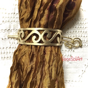 Hullámok-Sárgaréz   Hajcsat - Meska.hu