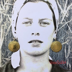 Napraforgó- sárgaréz kerek Fülbevaló, Ékszer, Fülbevaló, Lógó fülbevaló, Ékszerkészítés, Ötvös, MESKA