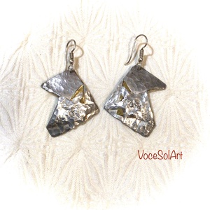 Fényes csillag-Fülbevaló - ékszer - fülbevaló - lógó fülbevaló - Meska.hu