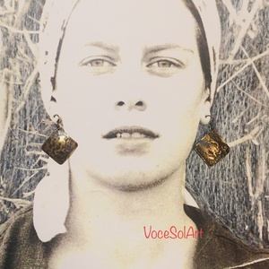 Antik lépések-réz  Fülbevaló - ékszer - fülbevaló - lógó fülbevaló - Meska.hu