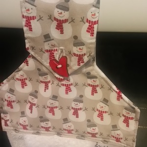 Sok kicsi hóember..... konyhai törlő - otthon & életmód - konyhafelszerelés, tálalás - konyhai textil - konyharuha & törlőkendő - Meska.hu