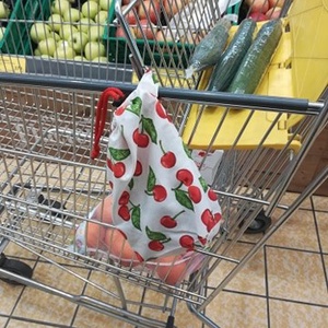 NoWaste  3+2 bevásárló zacskók, kottás -  - Meska.hu