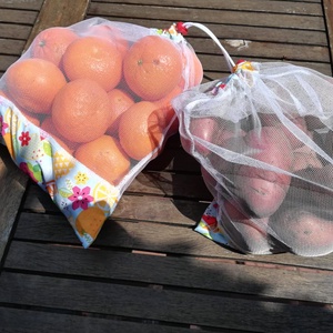 NoWaste  3+2 bevásárló zacskók, kottás -  - Meska.hu