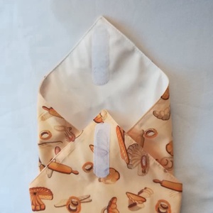 Ujraszalvéta, péksütis mintával - otthon & életmód - konyhafelszerelés, tálalás - konyhai textil - szalvéta - Meska.hu