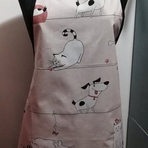 Lusta cicák és kutyák....konyhai kötény,  - otthon & életmód - konyhafelszerelés, tálalás - konyhai textil - kötény - Meska.hu