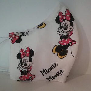  Minnie mause.....szájmaszk, arcmaszk fehérben  - gyerek - gyerek - Meska.hu