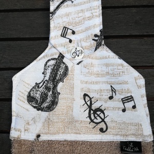 Hangszerek és hangjegyek....... konyhai törlő, Otthon & Életmód, Konyhafelszerelés, tálalás, Konyhai textil, Konyharuha & Törlőkendő, Varrás, MESKA